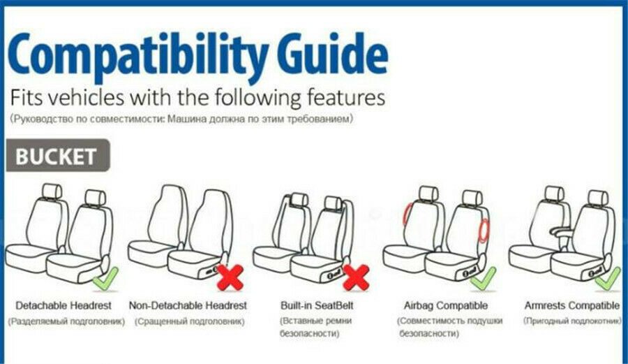 Foam Van Seat Covers  Compatible Hot 2PC Car Seat Cover Universal Interior