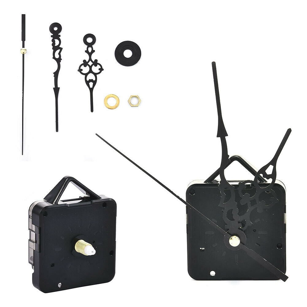 Silent DIY Quartz Movement Wall Clock Motor Mechanism Long Spindle Repair Kit