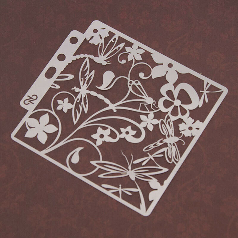 16X DIY Embossing Folders Plastic Template Die Cutting Scrapbooking Card Xmas BD