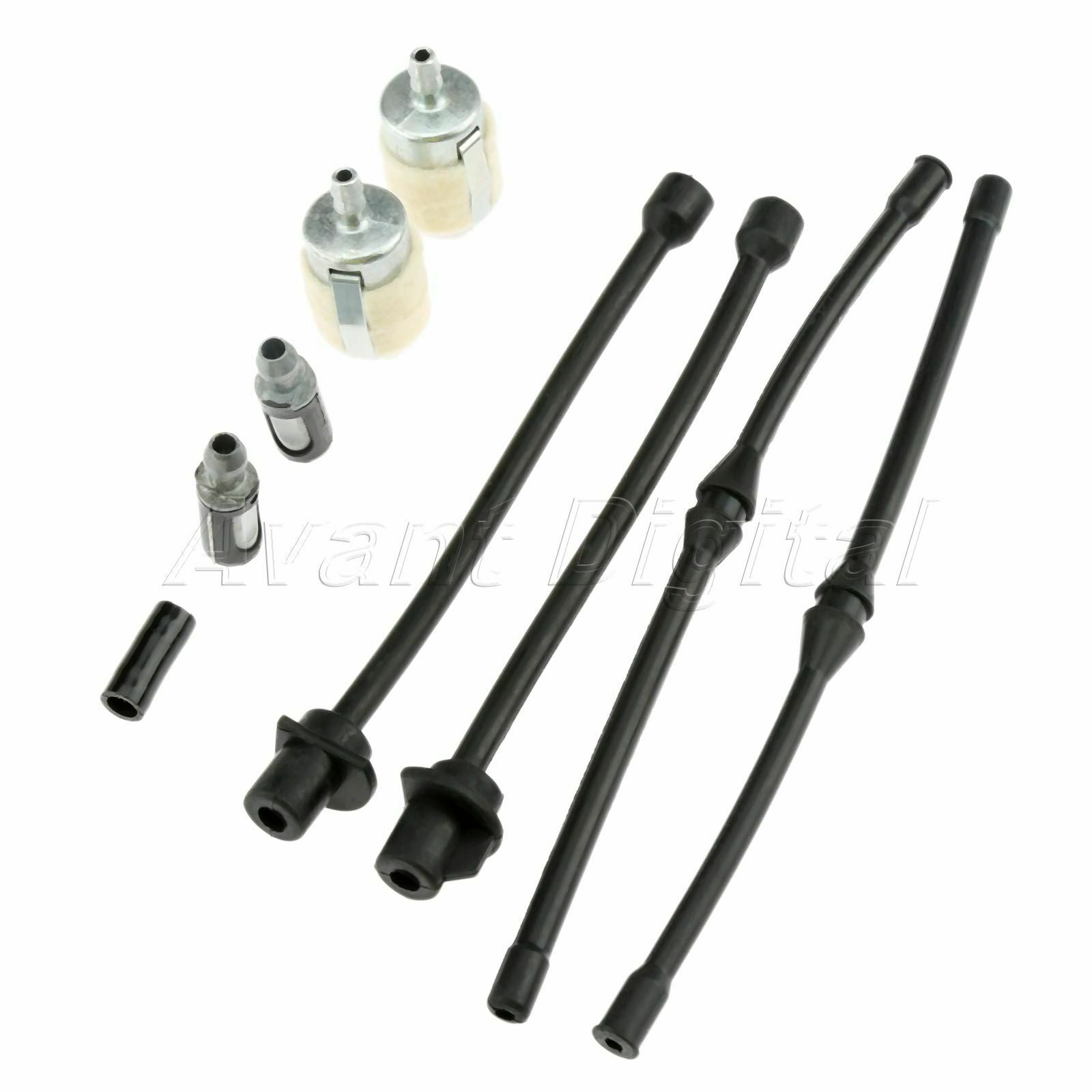 Chainsaw Parts  for 52cc 58cc Hose Kit 8pcs Oil Fuel Filter Pipe 4500/5200/5800
