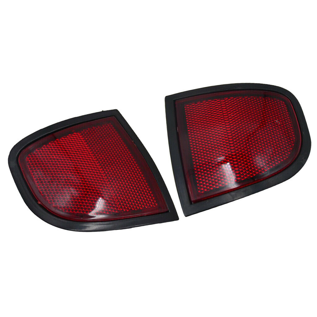 2Pack Car Rear Reflector Tail Light Left & Right Red For Mitsubishi L200
