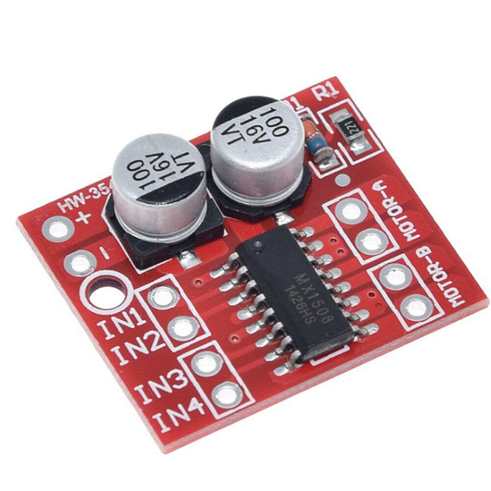 5Pcs L298N 1.5A 2Way MX1508 DC PWM Speed Dual H-Bridge Stepper Motor Module