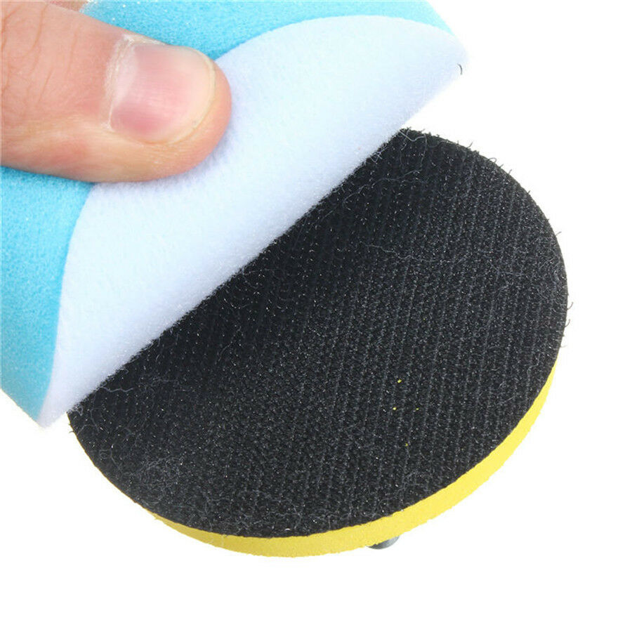 19Pcs 80mm Sponge Polishing For Buff Pad Kit w/ Drill Adapter For Car Polisher