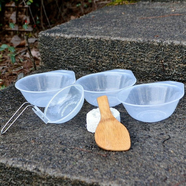 Bowl SetOutdoor Camping Cookware Kit Hiking Picnic Cooking Equipment Pot Pan