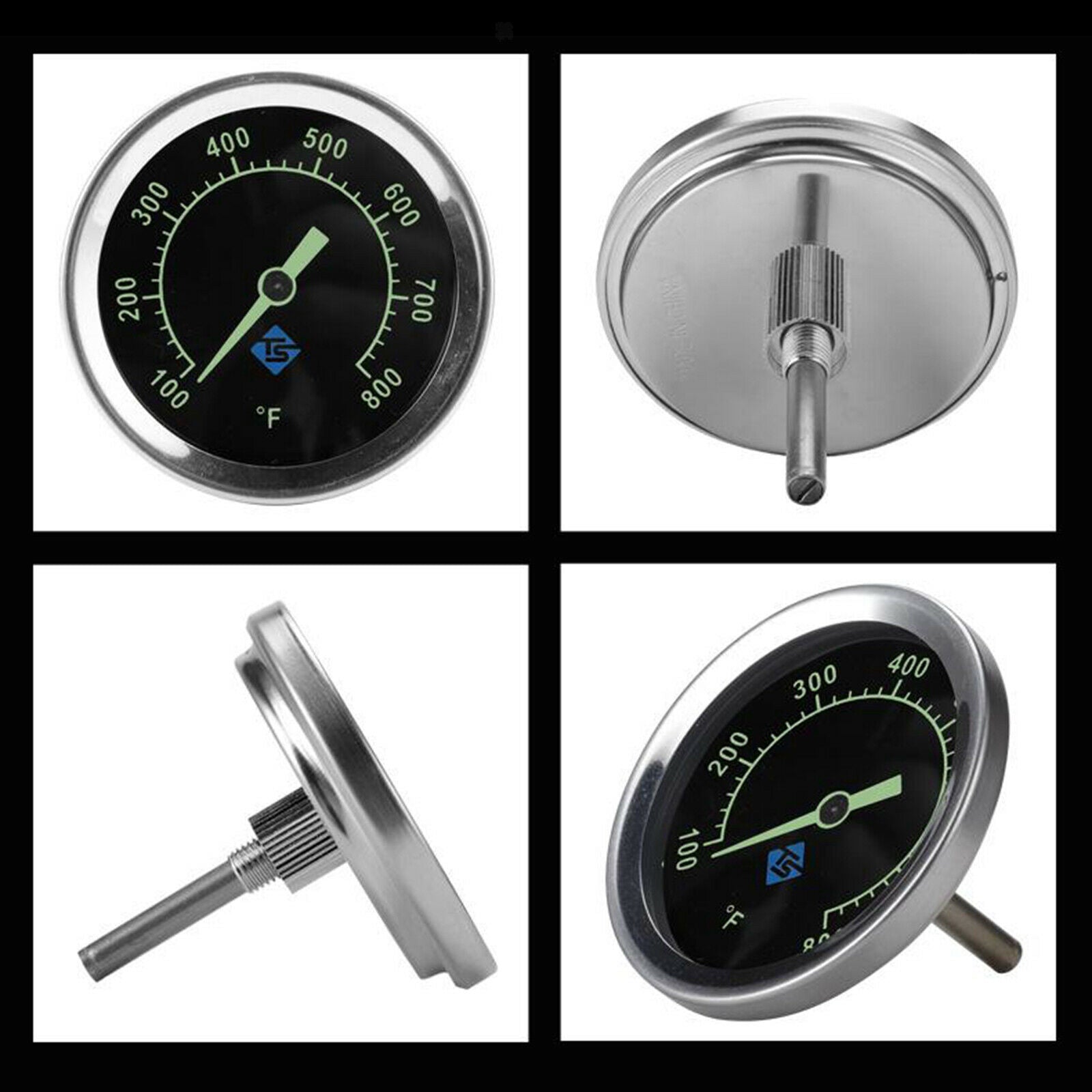 2.64Inch BBQ Thermometer Cooking Oven Fryer Barbecue Probe Thermometer Outdoor