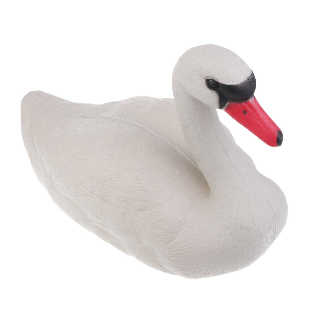 2Pcs Swan Hunting Decoy Goose Decoying with Duck Call Whistle Duck Caller