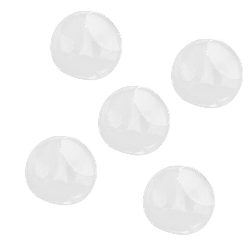 5Pcs Transparent Ball Glass Hydroponic Pot Flower Vase Terrarium Home Decor