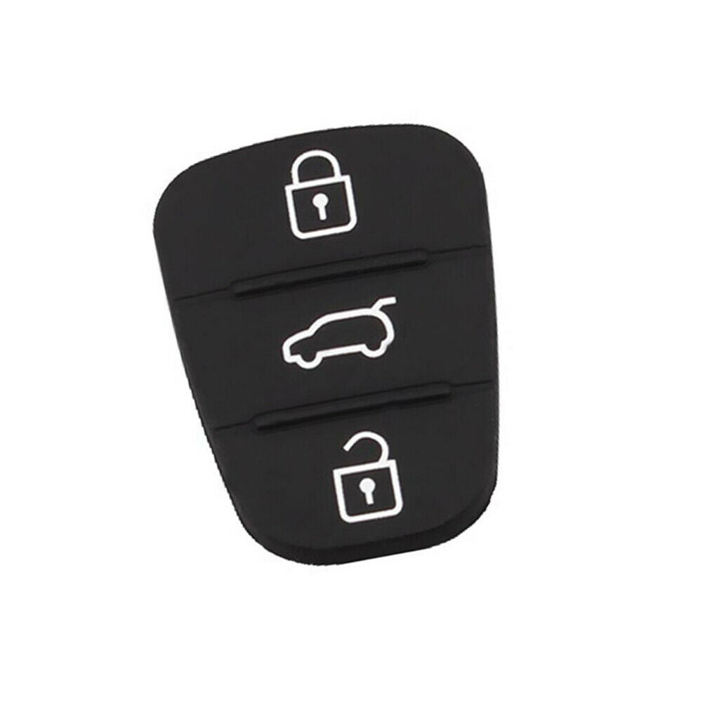 2Pcs 3-Button Smart Remote Door Lock Key Shell Cover For Hyundai I30 Kia K2