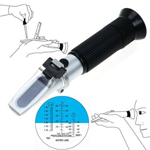 Refractometer car vehicle antifreeze battery engine cooling test tester coolant