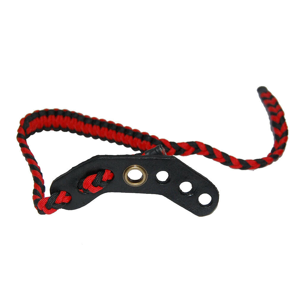 Prettyia Archery Braided Paracord Compound Bow Adjustable Wrist Sling Strap