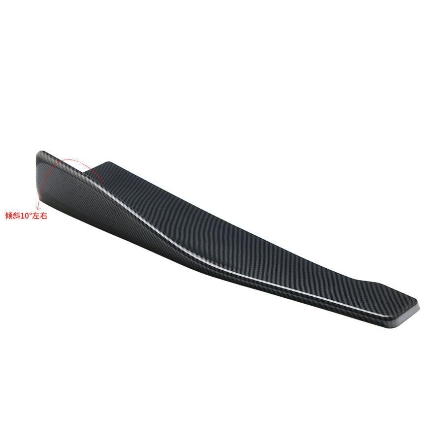 2x Car Car Bumper Spoiler Rear Lip /Side Skirt Extension Splitters Winglet Wings