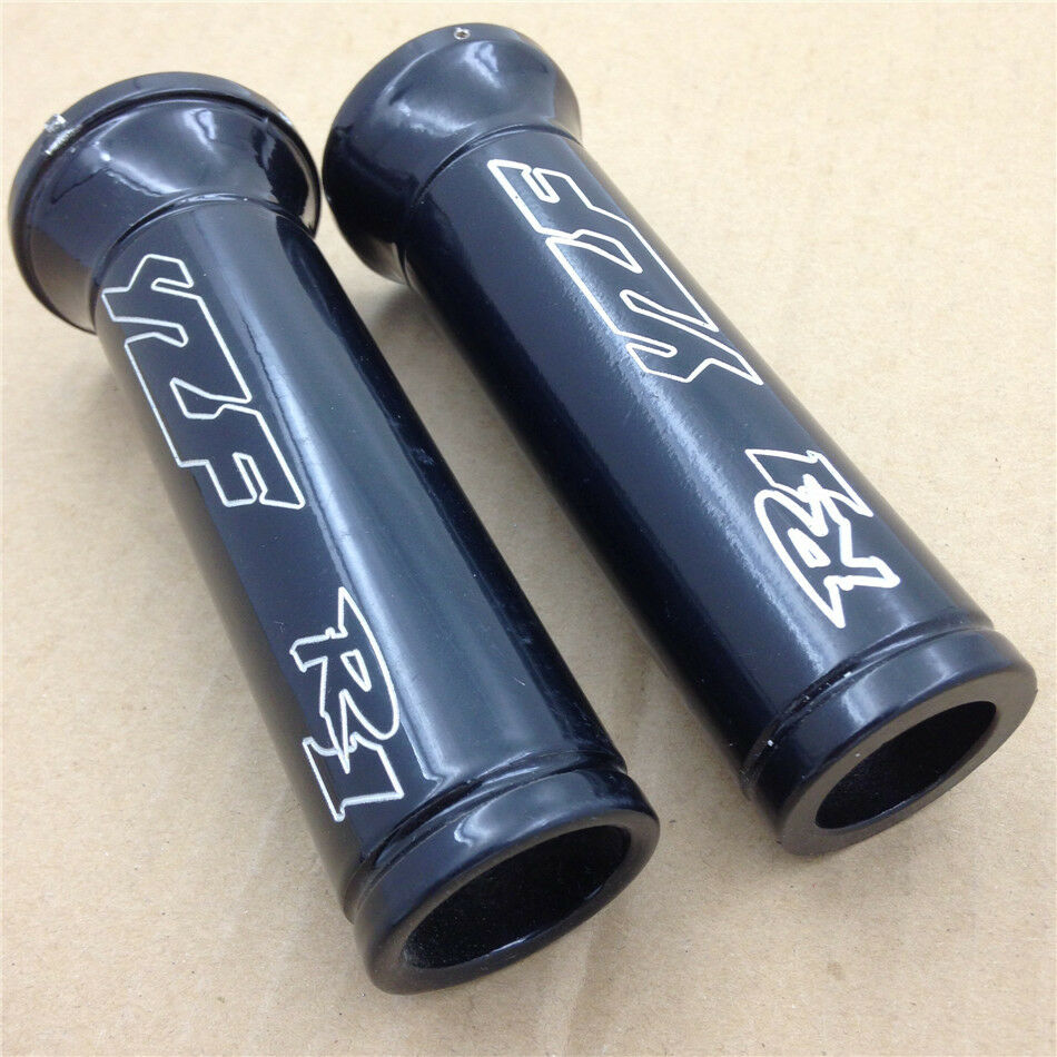 Black Aluminum Billet Handlebar Grips for Yamaha YZFR1 YZF-R1 YZF R1 2006 2007