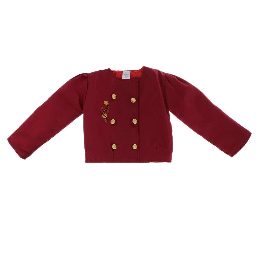 Girls Red  Attendant Stewardess Airline Costume Set