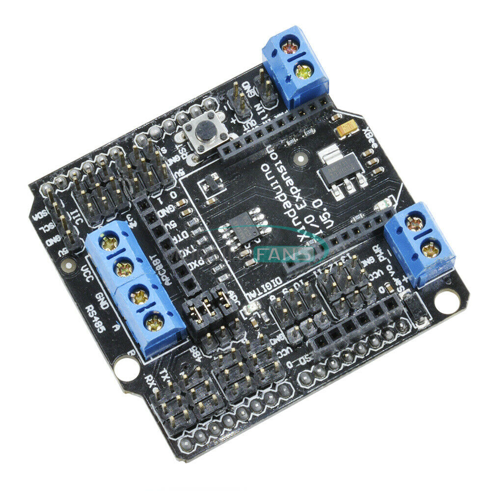 V5.0 Xbee/Bluetooth/SRS485 RS485/APC220 I/O Sensor Expansion Shield Arduino