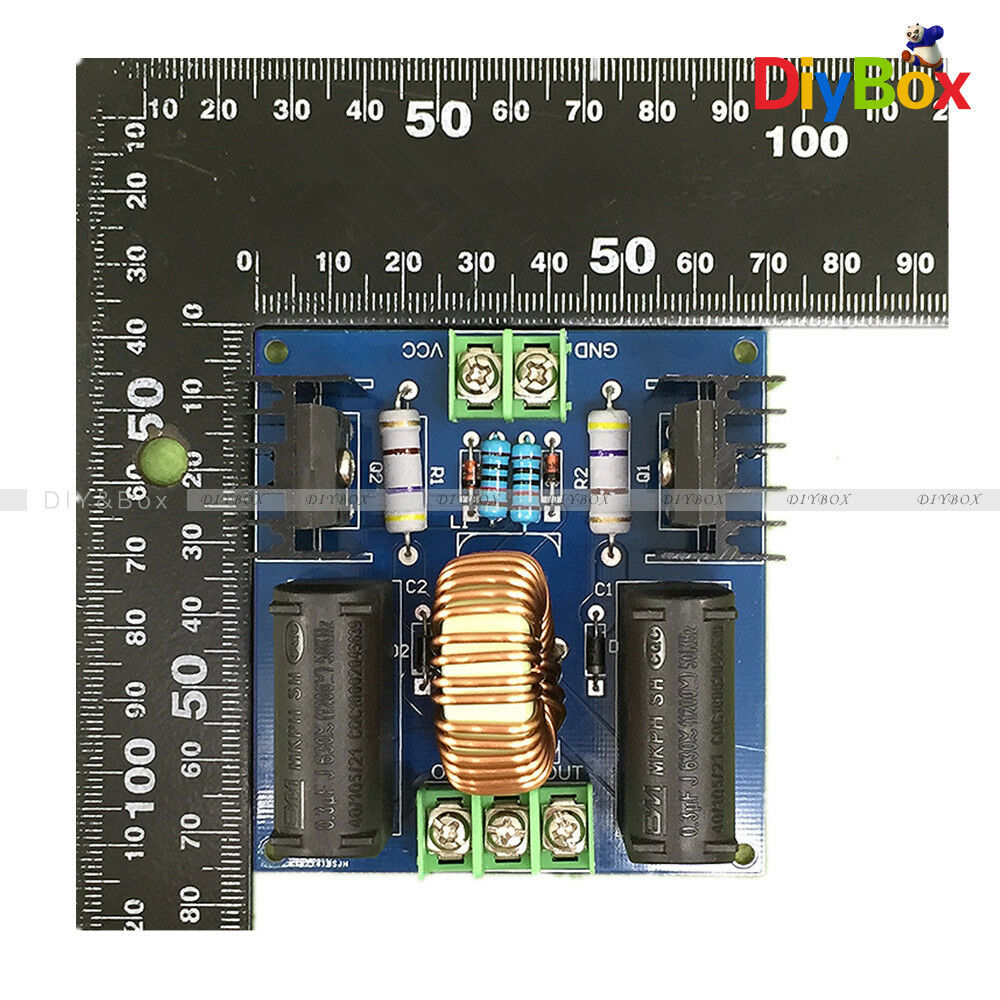 DC 12V-30V ZVS Tesla Coil Driver Generator 10A 200W High Voltage Power Supply
