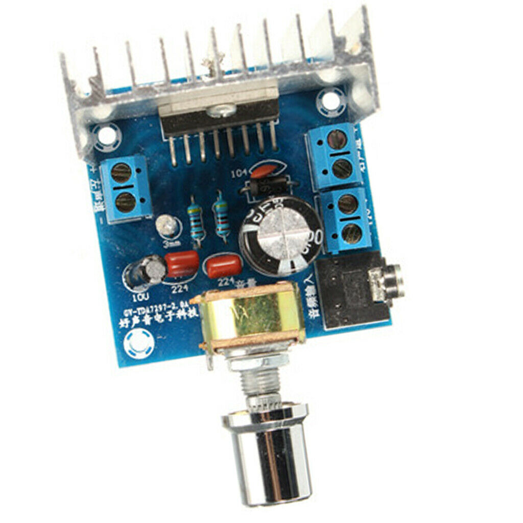 Car Digital Audio Amp Board DC 12V Dual Channel Stereo Power Amplifier DIY