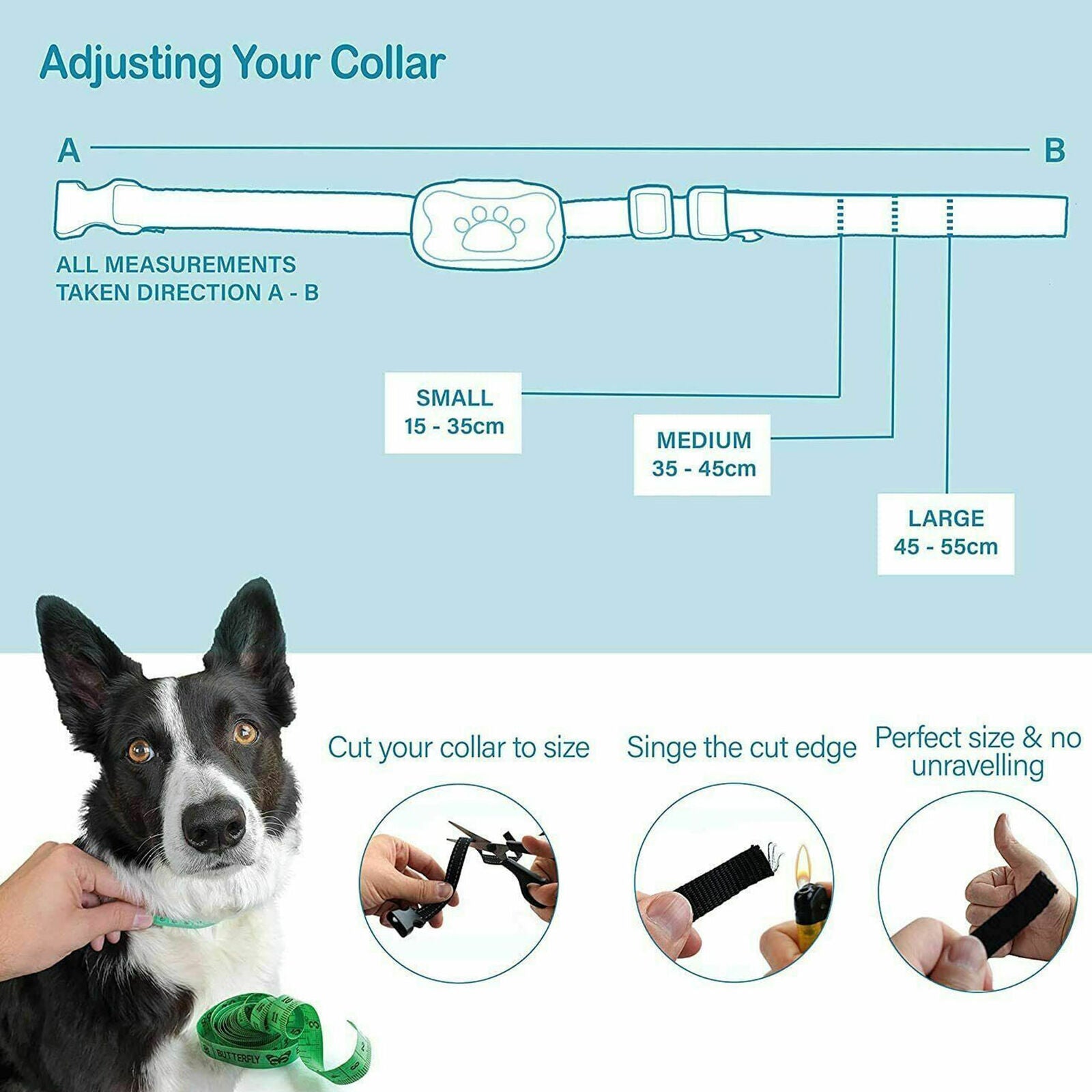 Dog No Bark Collar Small Medium Large Dogs Anti Barking Control Training Equipme