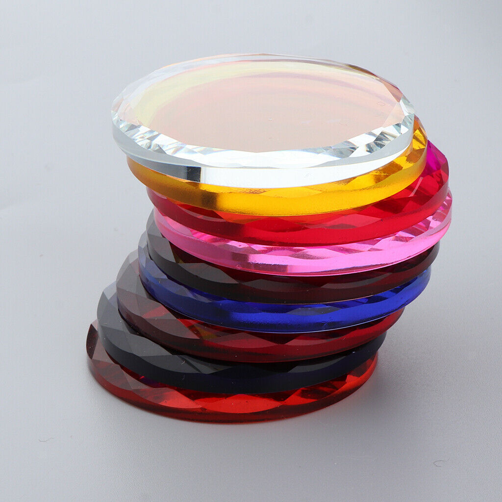 3Pcs Adhesive Glue Pallet Stand Crystal Holder Tray for Eyelash Extensions Red