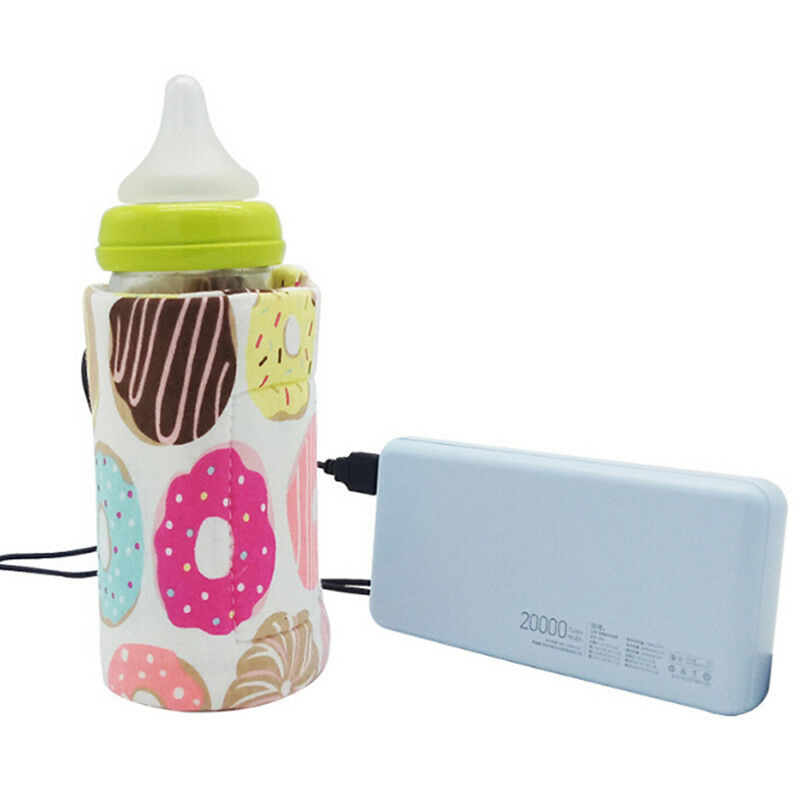 Portable Bottle Warmer Heater Travel Baby Kids Milk Water USB Cover Pouch Sof Xz
