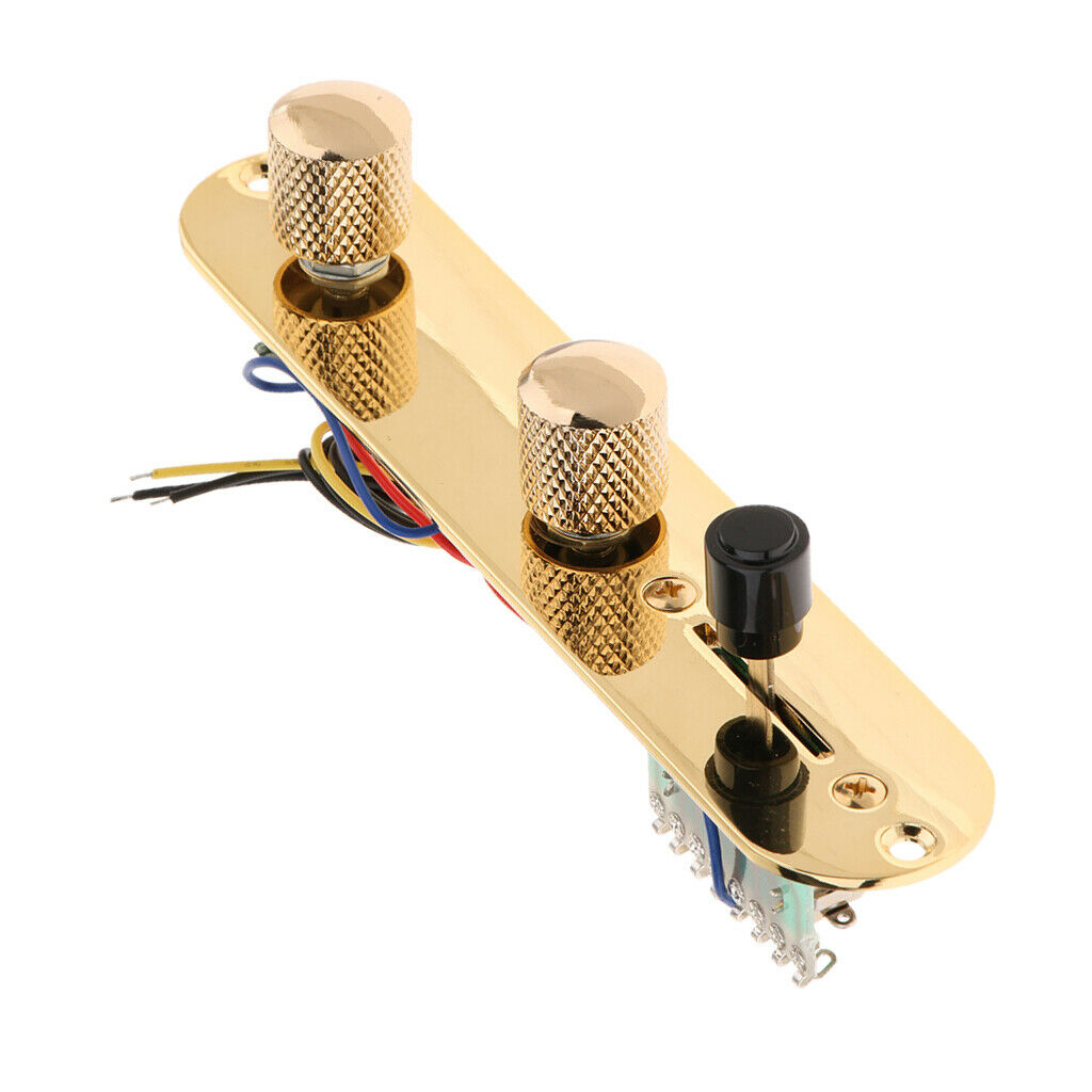 Golden Electric Guitar Control Plate DIY Luthier Tool String Instrument Part