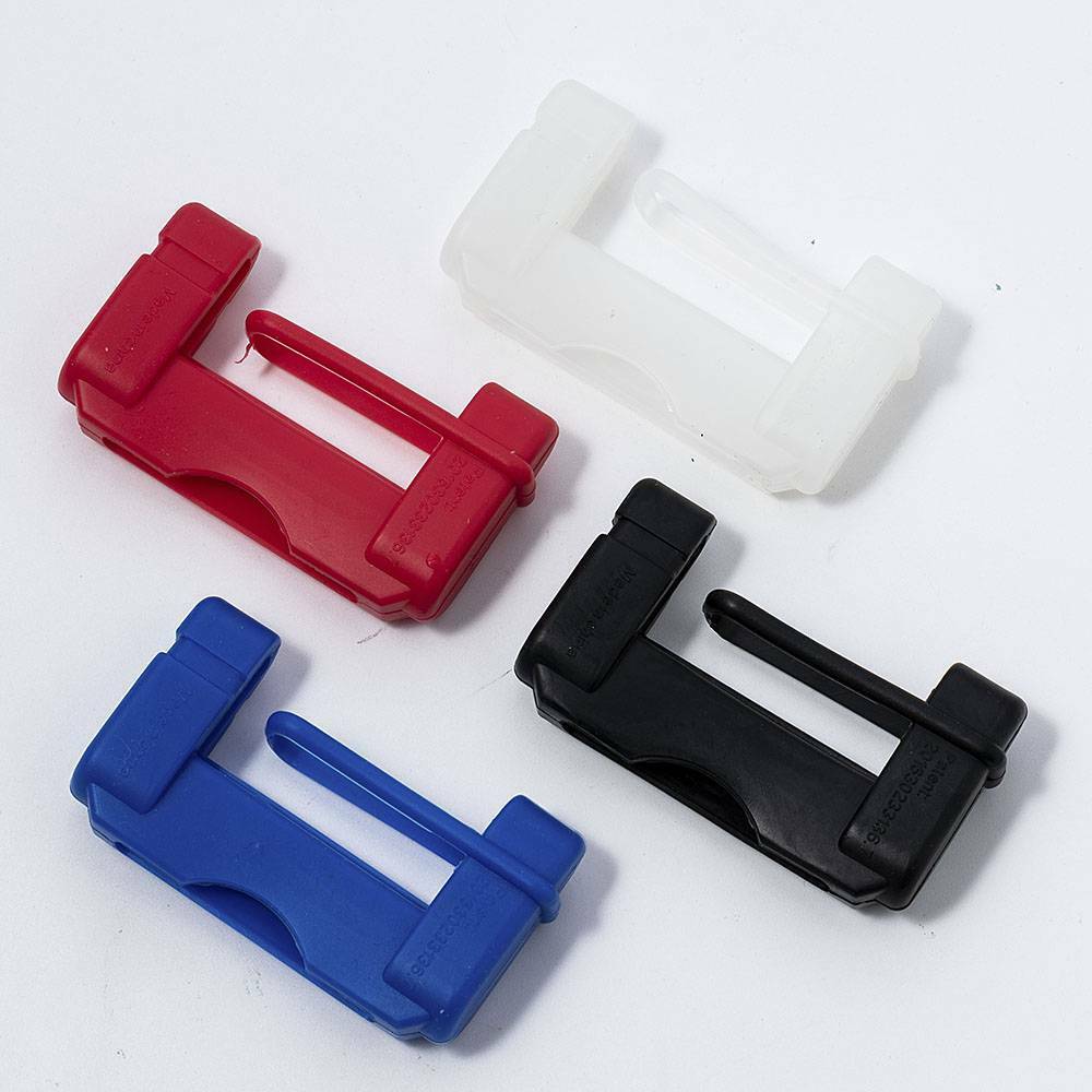 Universal Car Auto Safty Seat Belt Buckle Silicone Cover Clip Anti-Scratch Red