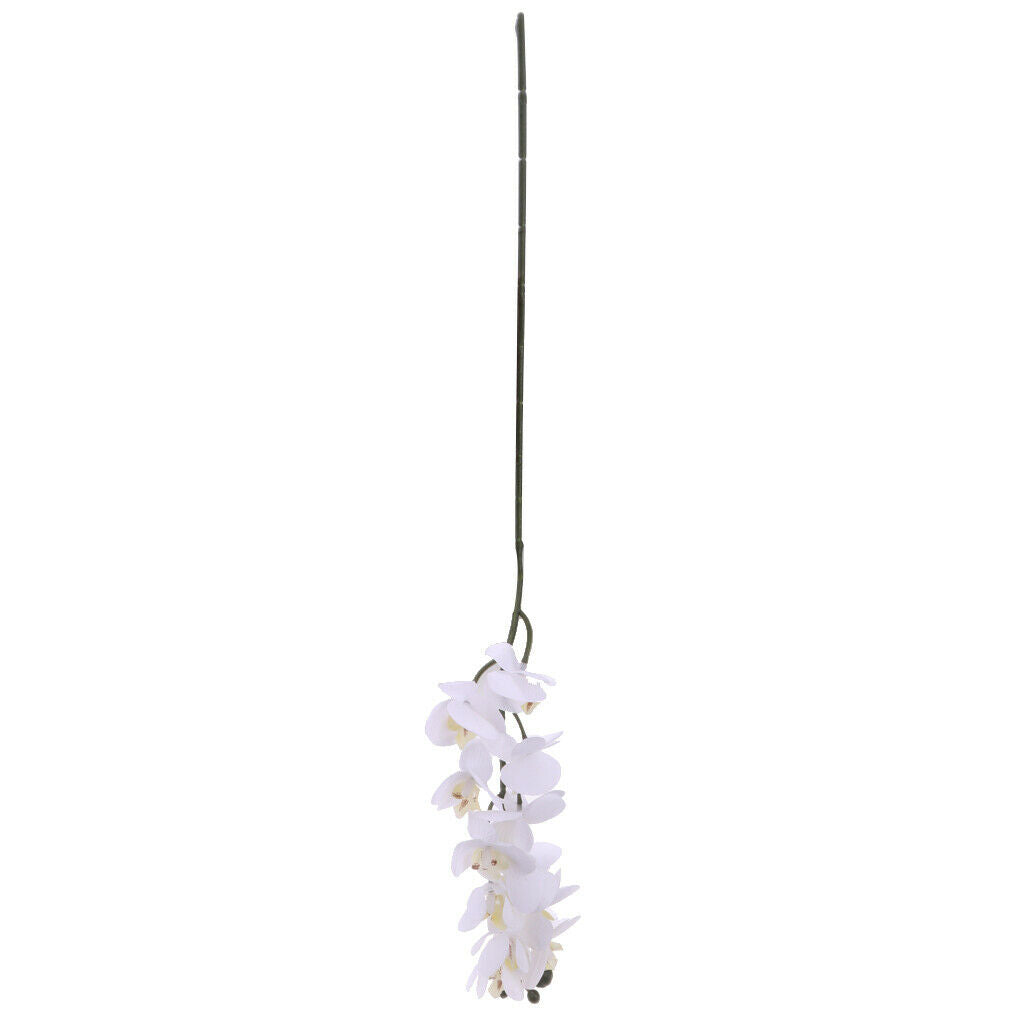 3Pcs Artificial 12 Head Orchid Phalaenopsis Flower Home Garden Decoration