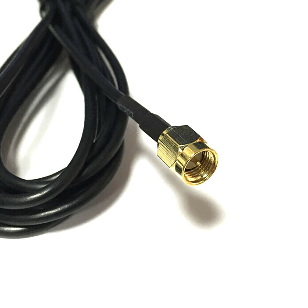 1PC black gsm gprs small suction cup antenna cable 3 m rg174 magnetic bas.l8
