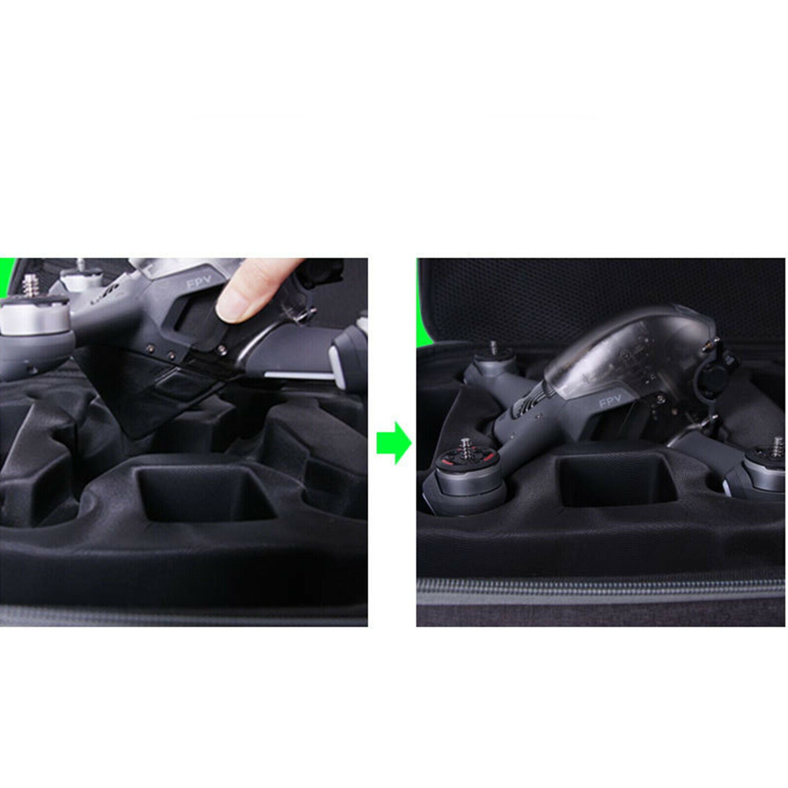 Anti-scratch Soft Rubber Case Housing Battery Protective Cover for DJI FPV Drone