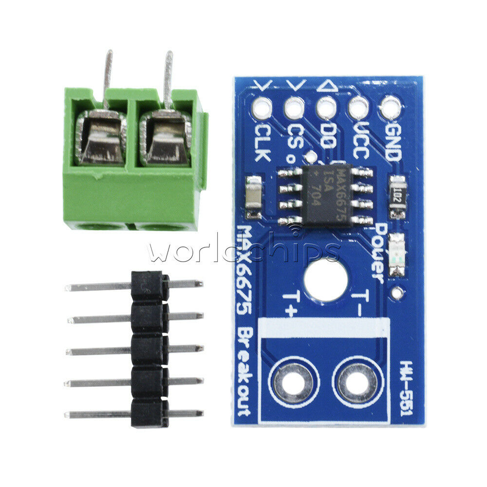 2PCS Type K MAX6675 SPI Interface Thermocouple Temperature For Arduino
