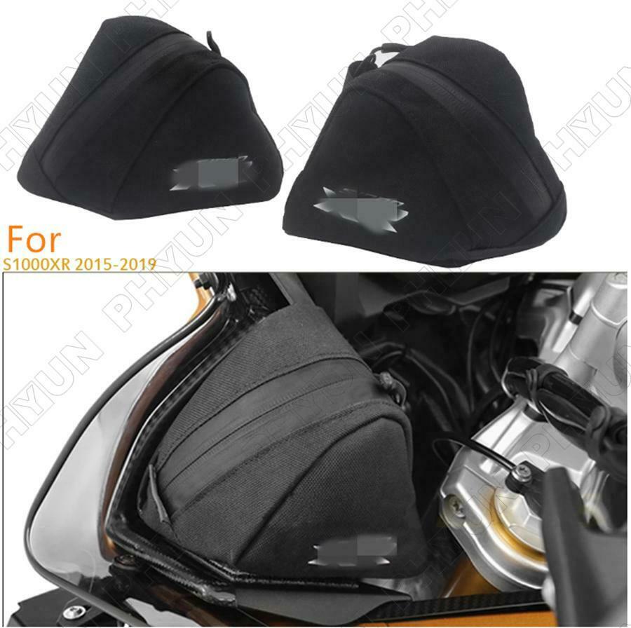 For 2015-2019 BMW S1000XR Wind Deflector Bag Tool Placement Bags Waterproof 2x