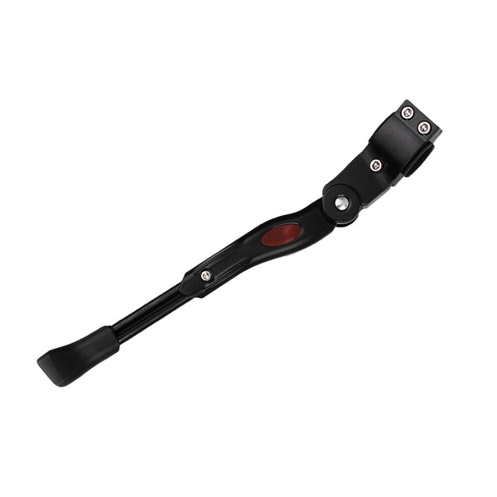 Adjustable Alloy Side Kickstand for Road Bike Mountain Bicycle - Black