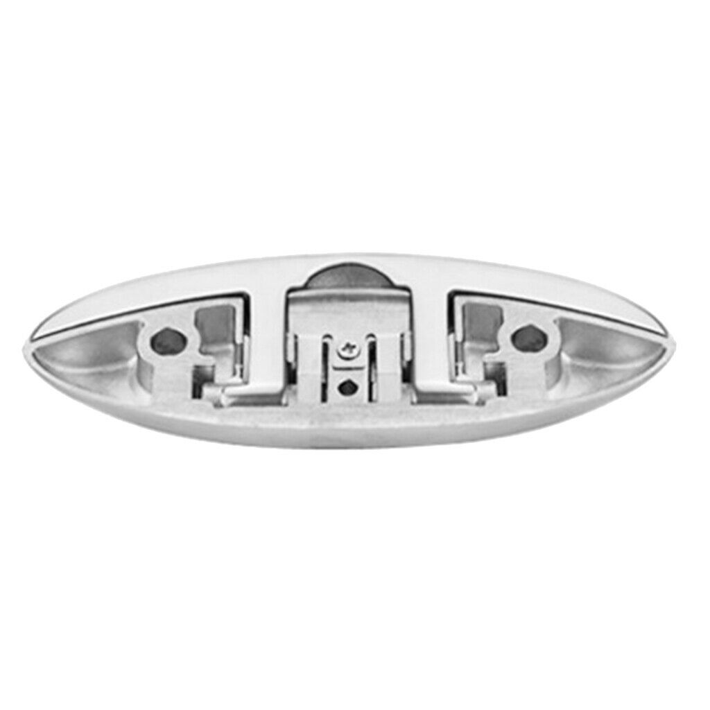 316 Stainless Steel Marine Boat Dock Safety Fold Down Cleat Kayak Canoe 8"