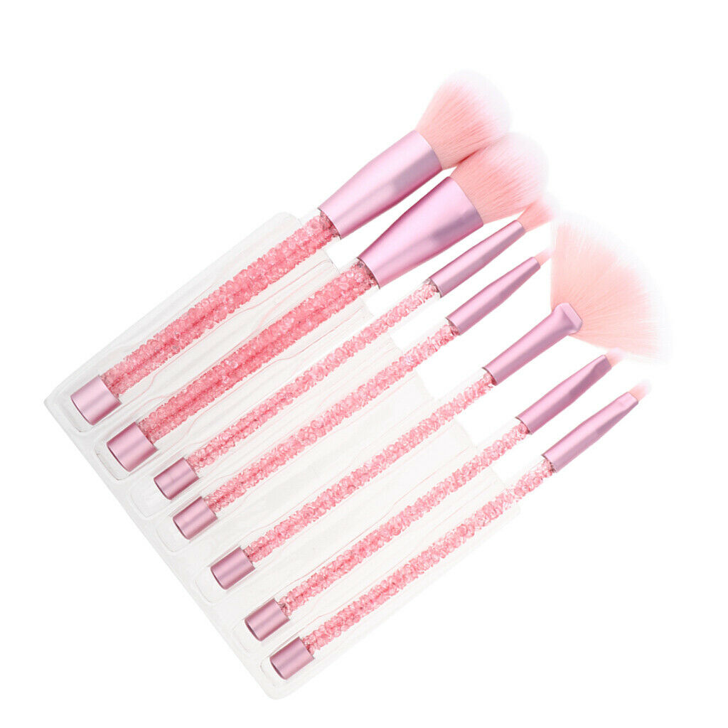 7x Makeup Brushes Blending Highlighter Contour Powder Brush Sunshine Orange