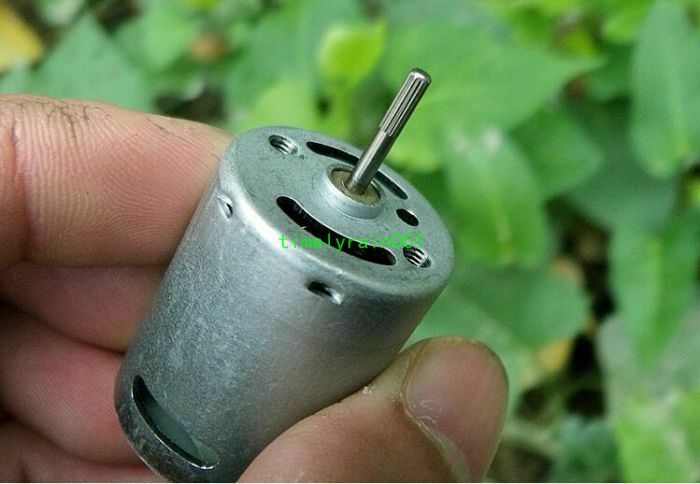 1pcs DC7.2V-12V 370 motor 24.4*30.7MM High speed and high torque motor 45500rpm