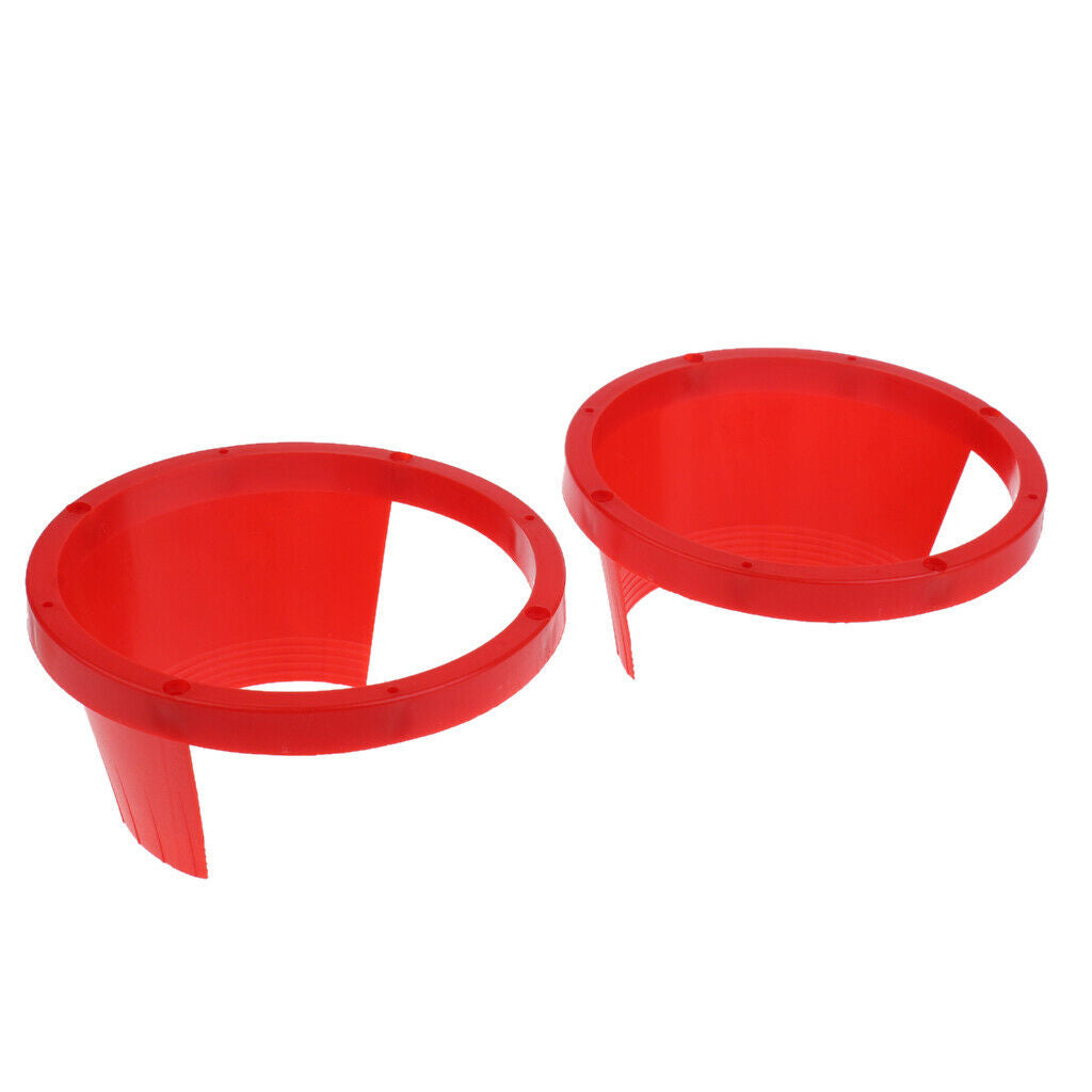 2X 2 Pieces Waterproof 6.5 Inch Slide Speaker Spacer   For Car Accessories