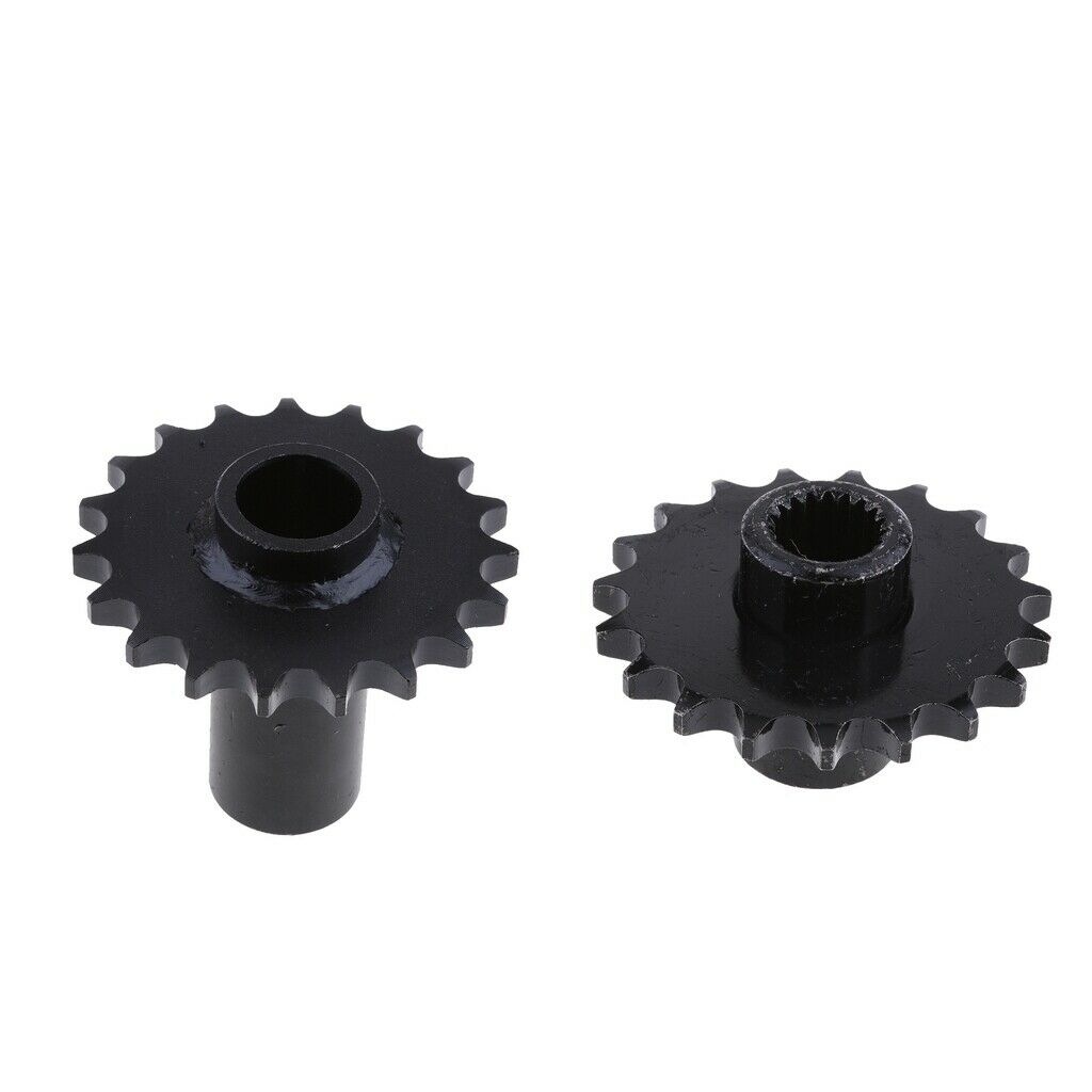 2x 19T Front Sprocket Cog Fits 428 Chain GY6 Engine 150CC Quad Dirt Bike ATV