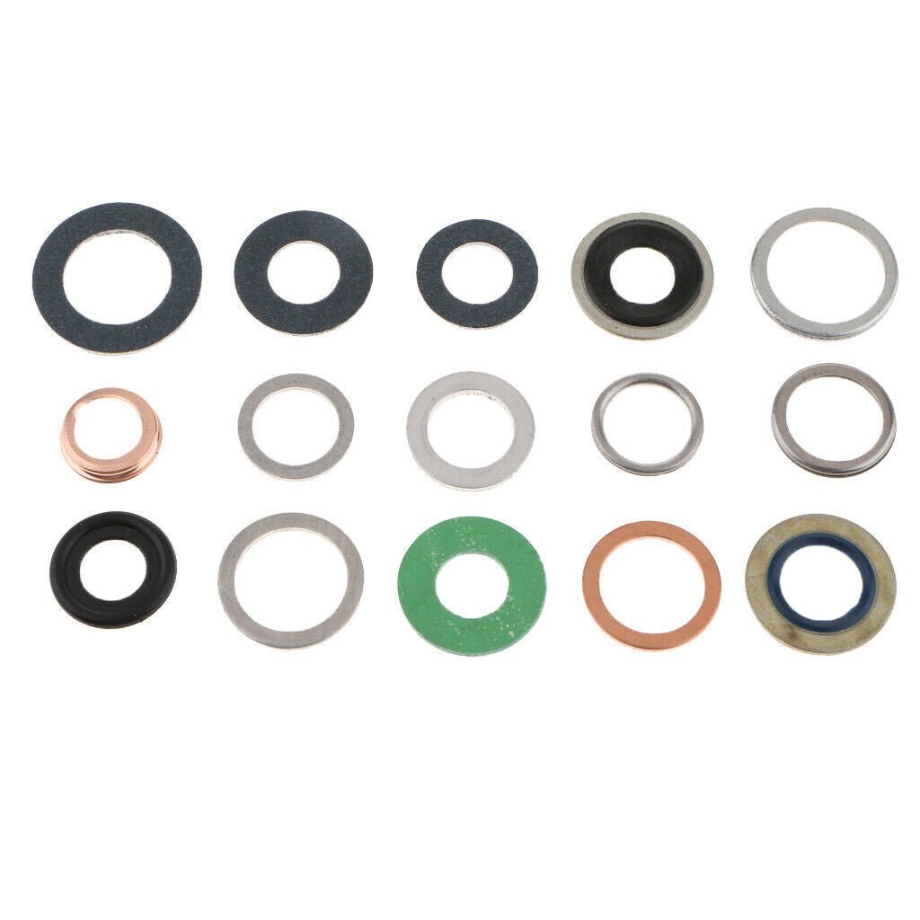 150pcs Car Oil Drain Plug Crush Washer Gasket for Auto Oil Drain