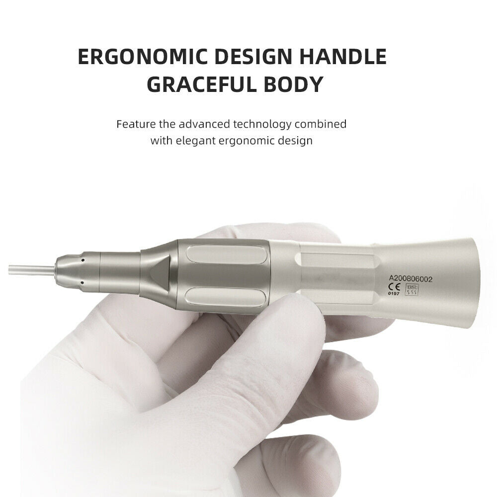 Kit Dental Slow Speed Handpiece Contra Angle Straight Air Motor 4H NSK Style