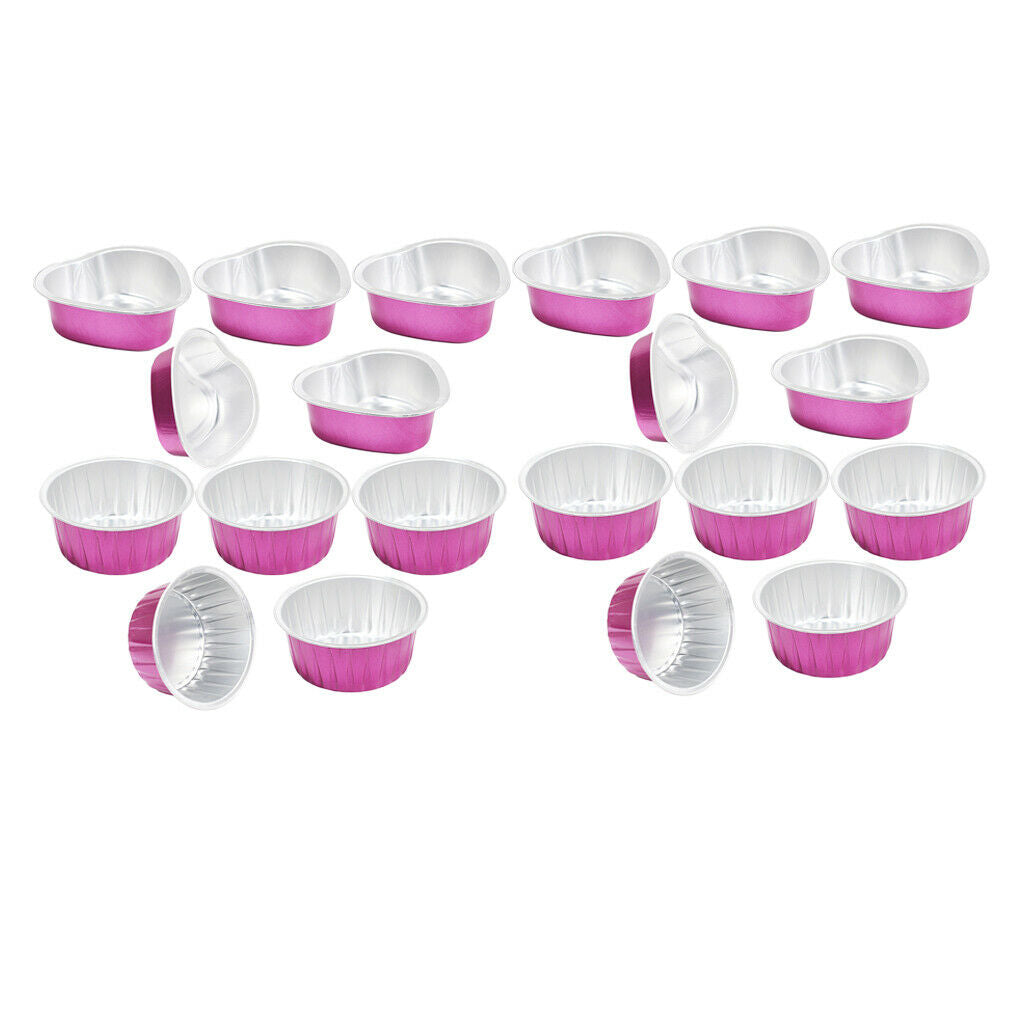 20 Pack Wax Beads Beans Melting Bowl Pot for Face Hair Removal Supplies