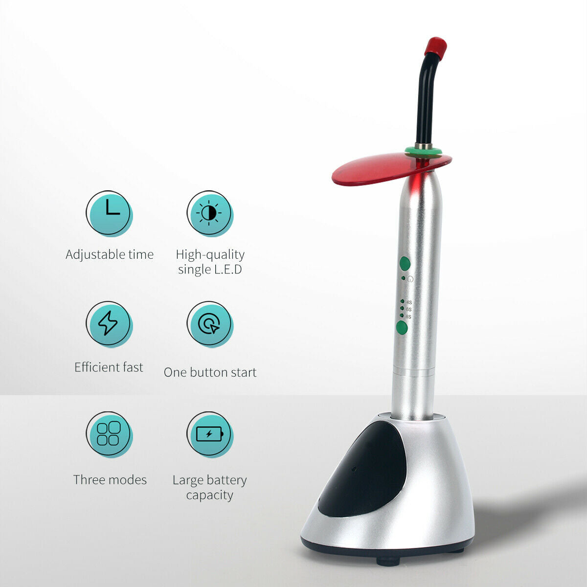 Dental Cordless Wireless LED Curing Light Lamp YS-C High Power 2700mw/c㎡
