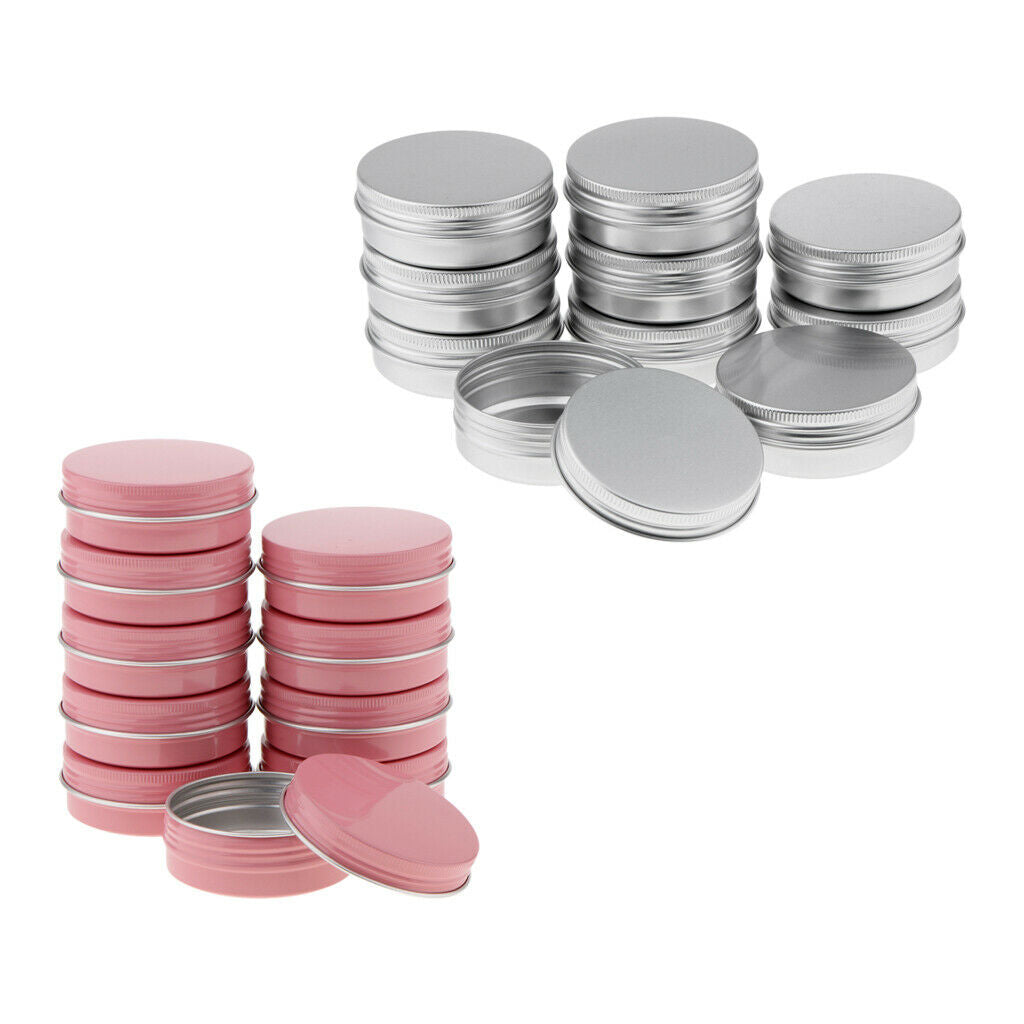 20pcs Empty Cosmetic Containers Container for Make-Up / Glitter Storage / Candle