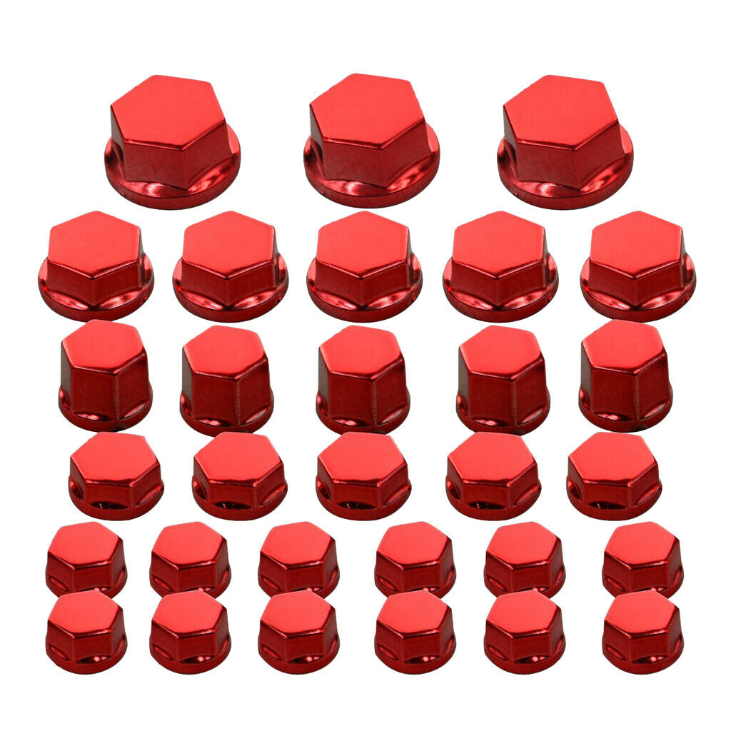 90 Pieces Motorbike Motorcycle Screw   Cover Decoration For Kawasaki