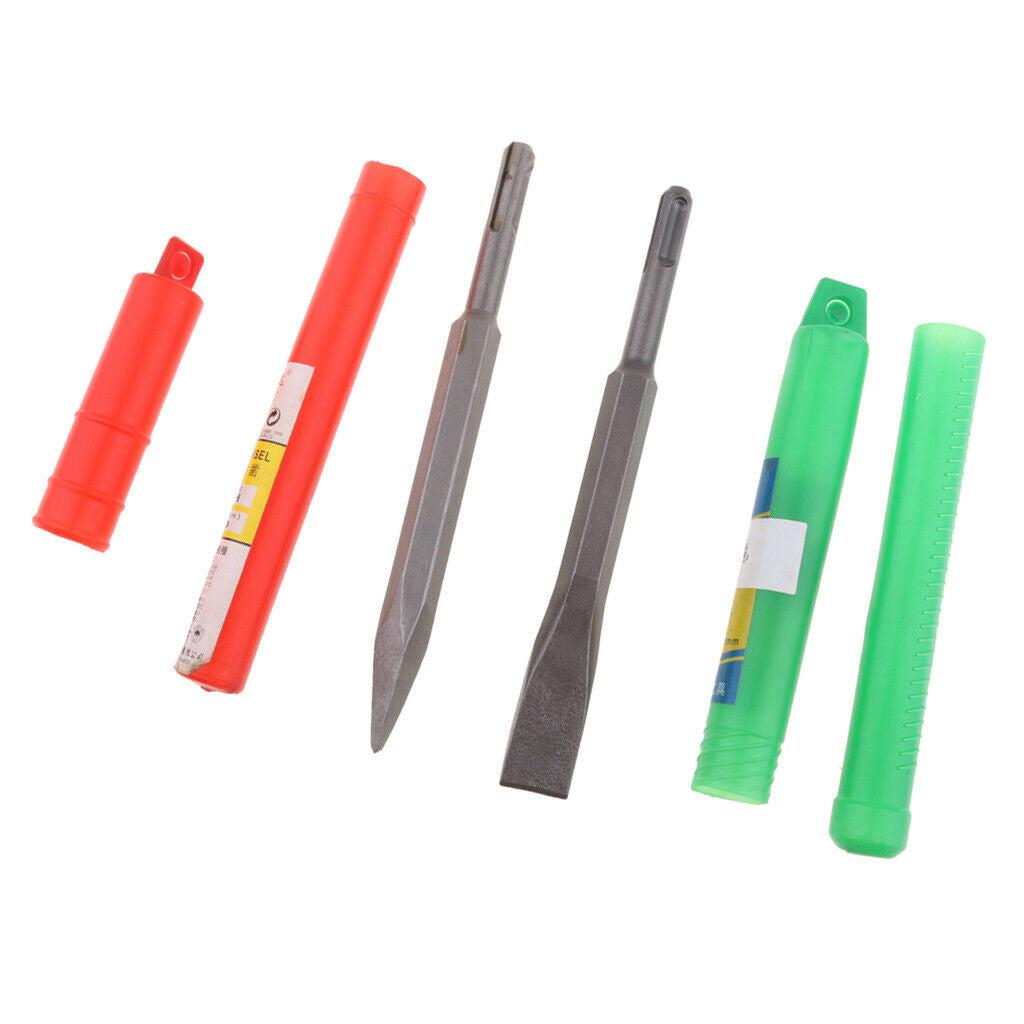 Flat  Round Handle Electric Hammer Walls Granite Steel High Resistance Gray