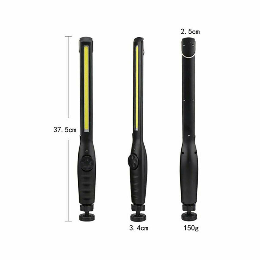 Rechargeable COB LED Work Light Bright Flashlight Inspection Lamp Magnetic
