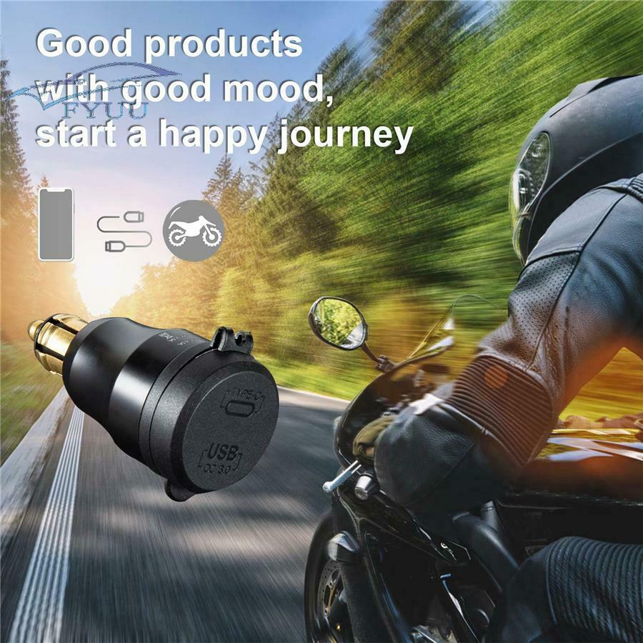 Fast Charger Adapter QC3.0USB Type C PD Hella DIN Plug Socket For BMW Waterproof
