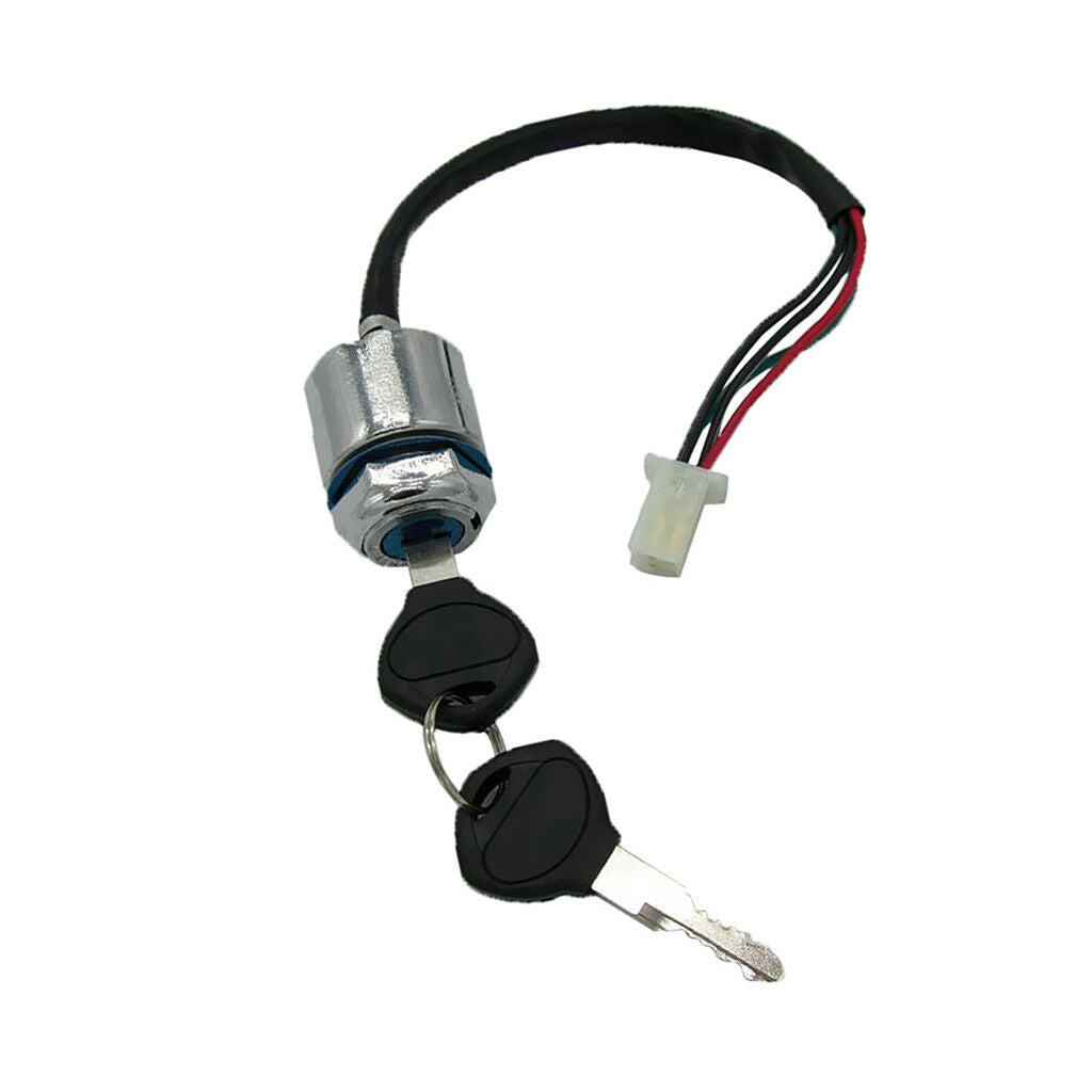4-Wire Pin Ignition Key Barrel Switch for Go Kart ATV Quad Dirt Bike Scooter
