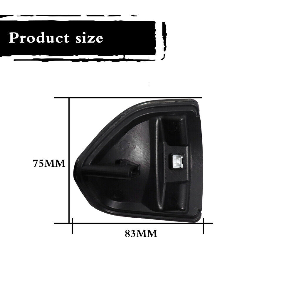 1 Pair Side Mirror Turn Signal Lights For Dodge Ram 1500 2500 3500 Clear Lens