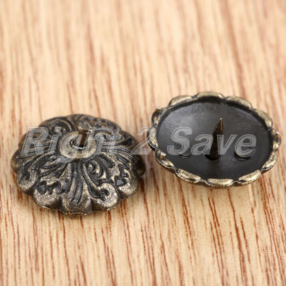 20Pcs 15mm Wine Jewelry Chest Wood Box Edge Corner Floral Guard Protector Decor