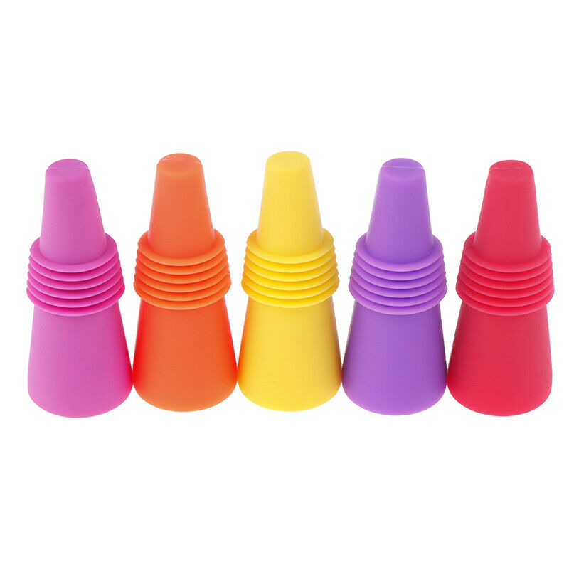 Wine Stopper Cork Bottle Plug Silicone Sealed Bottle Stopper Bar Accessor.l8