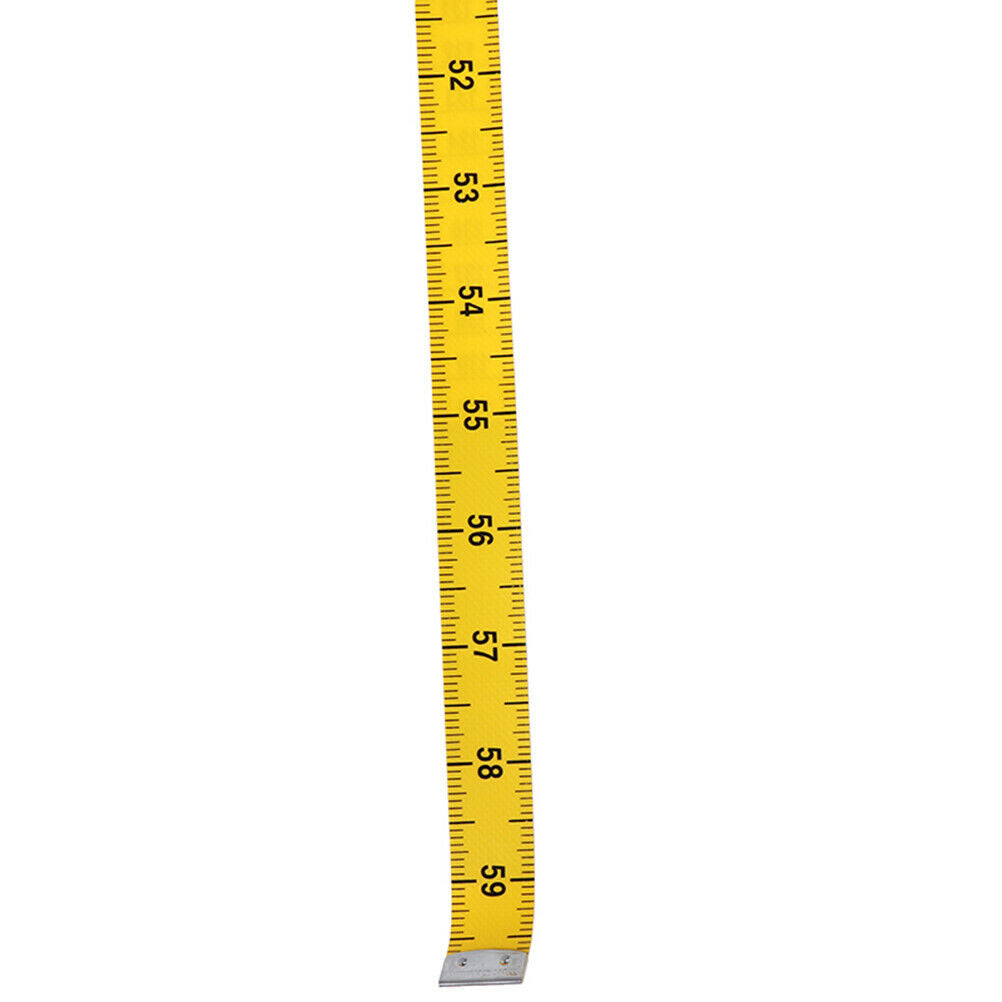60in Button Tailor Measure Tape Sewing Tools Flat Tape 150CM Body Measuring  SJ